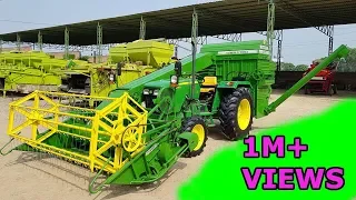 john deere 5045d 4wd  mini harvester