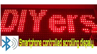 How to make scrolling display using arduino uno | Bluetooth controlled DMD | IndianDIYers