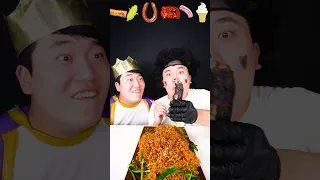 Spicy emoji food challenge Kielbasa Sausage mukbang | TikTok Funny Video | HUBA #shorts