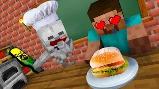 Monster School : FUNNY COOKING CHALLENGE - Minecraft Animation