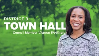 District 3 Virtual Town Hall : March 18, 202