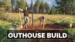 26 Year Old Builds A Luxury Outhouse - Part 1