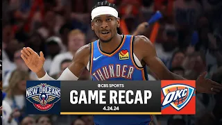 2024 NBA Playoffs: Thunder grab 2-0 series lead in BLOWOUT win | CBS Sports