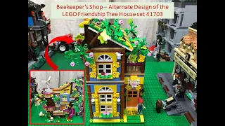 LEGO MOC - Beekeeper's Shop - Alternative Build for the Friends Treehouse 41703