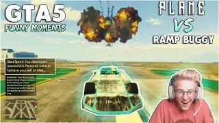 GTA5 Funny Moments: RAMP BUGGY VS PLANE!