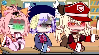 " the new student in class " || meme || genshin impact || gacha club