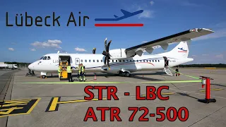 Lübeck Air ATR 72-500 flight Stuttgart - Lübeck trip report