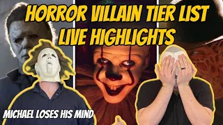 Movie Serial Killer Tier List With Michael Myers! Live Highlights.