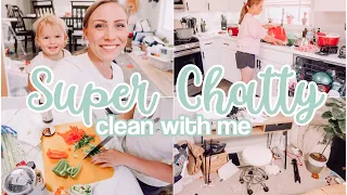 SUPER CHATTY CLEAN WITH ME // DAY IN THE LIFE CLEANING MOTIVATION // HOMEMAKING // MONDAY MOTIVATION