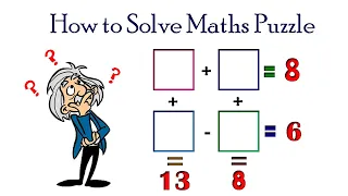 Maths Puzzle | Maths box puzzle | How to solve Maths Puzzle | AS learning Point