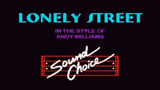 Andy Williams   Lonely Street karaoke