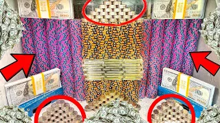 😱MASSIVE POKER CHIP WALL CRASHES DOWN PAYING OUT $500,000,000.00! HIGH LIMIT COIN PUSHER MEGA WIN!!!