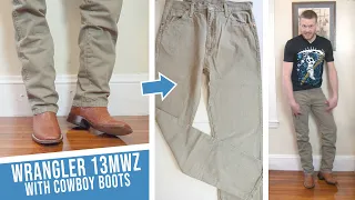 13MWZ Cowboy Cut Wrangler Jeans are Classic for Cowboy Boots!