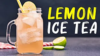 How to Make Lemon Iced Tea at Home | Quick & Refreshing Summer Drinks | Ice Tea Recipe | Cold Tea