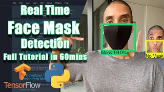 Real Time Face Mask Detection with Tensorflow and Python | Custom Object Detection w/ MobileNet SSD