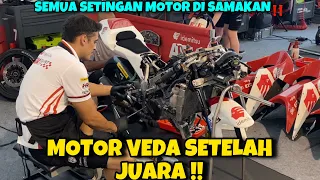 Motor VEDA di BONGKAR‼️ Setelah Juara di Mandalika GP‼️ Asia Talent Cup‼️