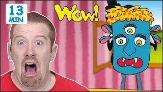 Halloween Songs and Nursery Rhymes and Kids Songs for Children | Steve and Maggie | Wow English TV