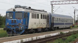 Romania: CFR Class 62 Sulzer diesel departs from Veresti on a Botosani to Suceava train