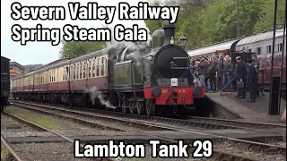 Severn Valley Railway Spring Steam Gala | Lambton Tank 29 on day one of the gala |