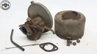 Vintage 4 KW Kawasaki Generator Carburetor Restoration.