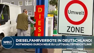 DIESELFAHRVERBOT: Neue EU-Luftqualitätsrichtlinie! Viele Städte in Deutschland betroffen!