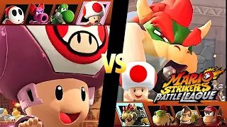 Mario Strikers Battle League Team Toad vs Team Bowser at Desert Ruin CPU Hard