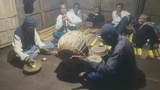 Enjoying Rakhaine indigenous folk song at a Marma indigenous friend's house in a cordial environment