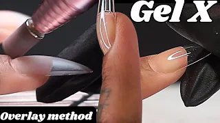 How to make your Gel X Nails Last 4 weeks + |  Overlay Method | Beginner Friendly Tutorial