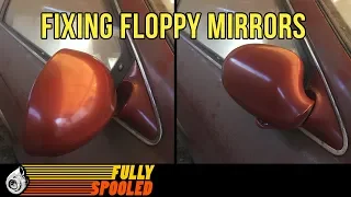 How To Fix Loose Side View Mirrors For Free - Lexus SC400 Drift Build. Ep.47