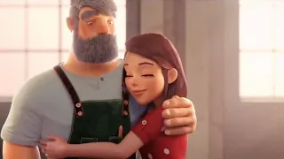 Never Give Up || Hard Life of Father And Daughter || Emotional Short Animated Film🥺