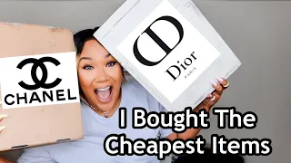 CHANEL vs DIOR! I Bought The Cheapest Thing From CHANEL And DIOR | Lets Unbox And Compare!