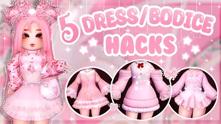 5 Cute Dress/Bodice Hacks in Royale High! 🌷✨ *MUST TRY* | Roblox