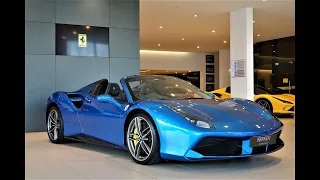 Ferrari 488 Spider  - Blue Corsa