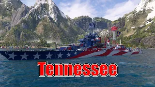 Path to The Kansas! Tennessee (World of Warships Legends Xbox Series X) 4k