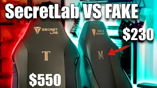 Secretlab Titan Evo ($550) vs NobleRocker ($230) Gaming Chair
