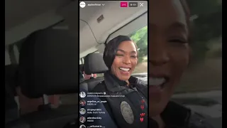 Aisha Hinds IG live 4th March. 2023 (the  cast of 9-1-1)