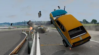 Racing Crashes [REALISTIC] (#10) [BeamNG Drive]