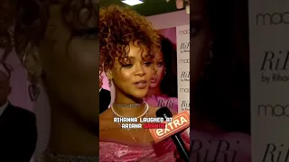 Why did Rihanna Laugh At Ariana Grande? #shorts