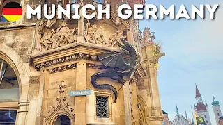 Munich Walking Tour, Germany 🇩🇪 City Walk in 4K HDR (With Captions)