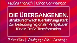 DIE ÜBERGANGENEN. strukturschwach & erfahrungsstark - Studienvorstellung und Diskussion, 26.04.22