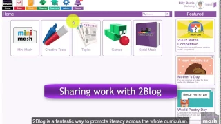 6 - Sharing work with 2Blog in Purple Mash
