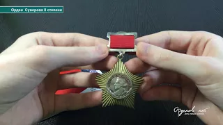 Орден Суворова СССР II степени на колодке