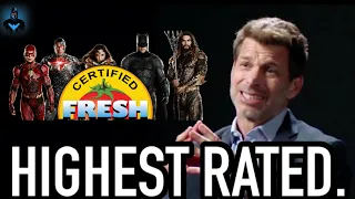Zack Snyder’s Justice League Ranked Is Ranked On Rotten Tomatoes Highest Comic Book Movies.