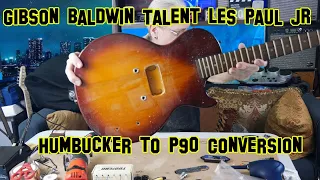 How to Transform Your Les Paul Jr. From Humbucker to P90 - Gibson Baldwin Talent