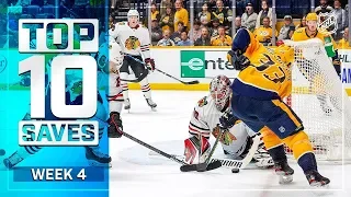 Топ-10 сэйвов недели / Top 10 Saves from Week 4 | 2019-20 NHL Season