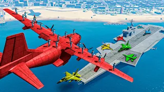 NUEVO MINIJUEGO MUY ÉPICO! ASALTO AL PORTAAVIONES EN PARACAIDAS!! - GTA 5 ONLINE