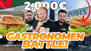 SIE setzen 1000€ auf IHREN EIGENEN BURGER - Gastronomen-Battle