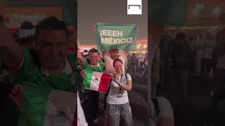 🥳 ¡La afición de México ya enciende las calles de Qatar!