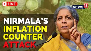 Nirmala Sitharaman Live | Finance Minister Of India | Inflation in India | Parliament | English News