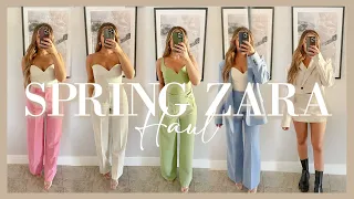 HUGE ZARA HAUL & TRY-ON : New in Spring 2022!